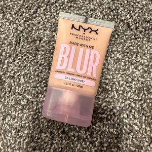 NYX bare with me blur tint foundation light ivory